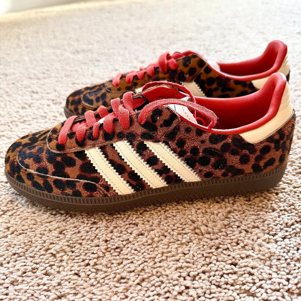 Leopard Print Samba OG Women's Shoes